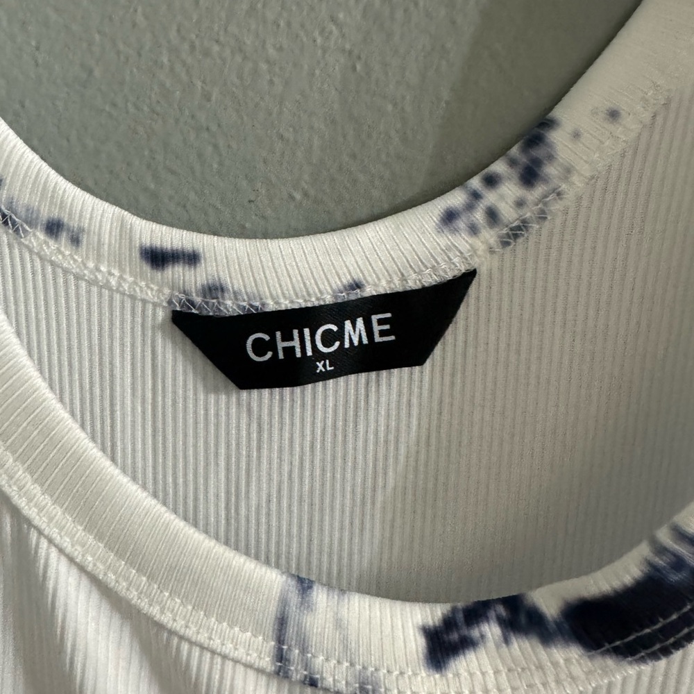 Chic Ruched Maxi Sundress White Black - Picture 2 of 6